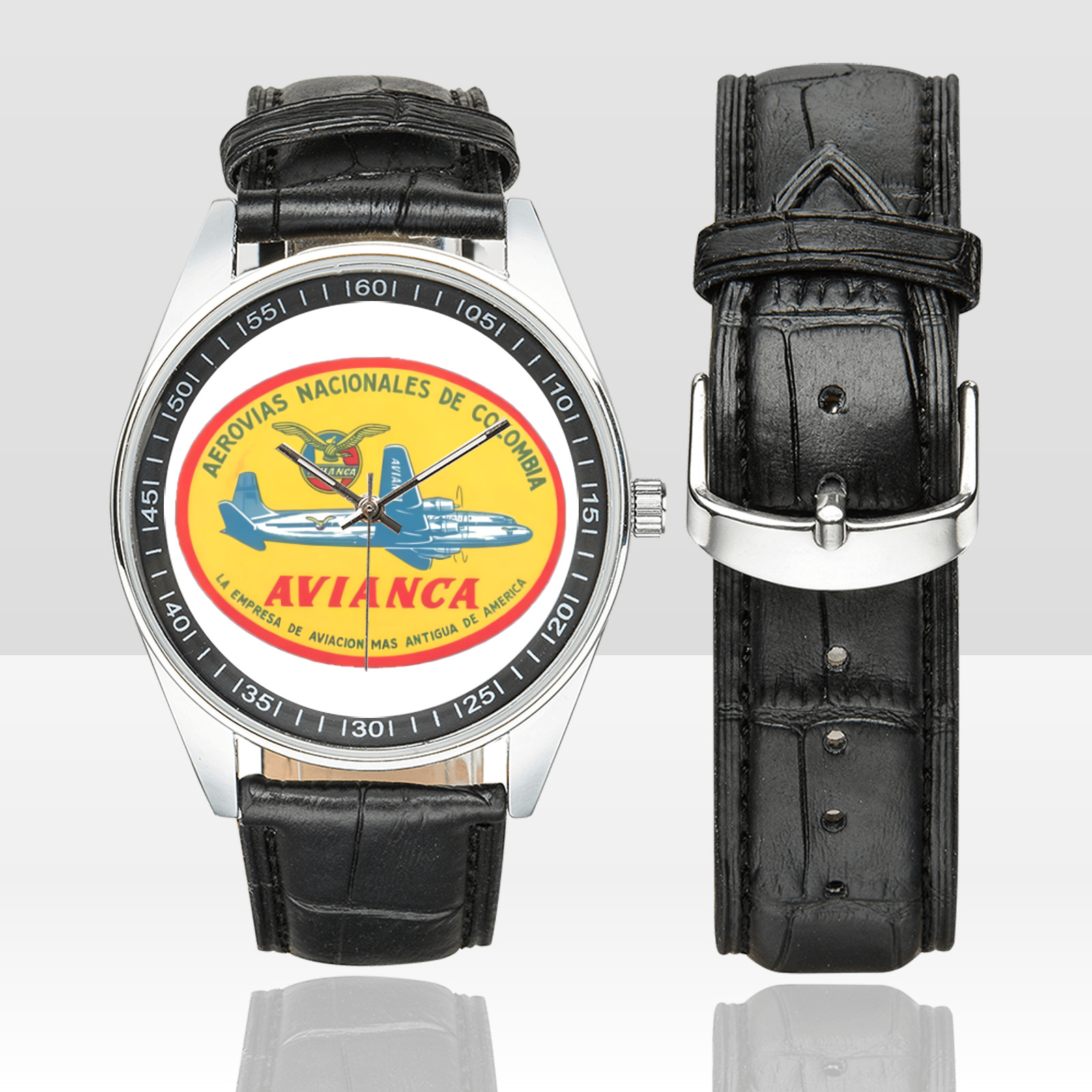 Avianca 1940 vintage logo Airlines Pilot Aviation Watch
