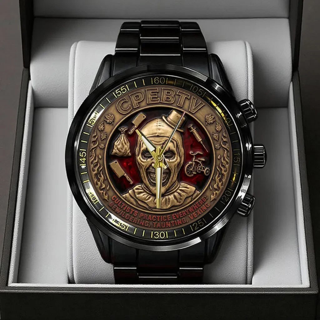 New Scare Movie Halloween 2026 Gift For Fans 3755 Stainless Steel Watch MM419