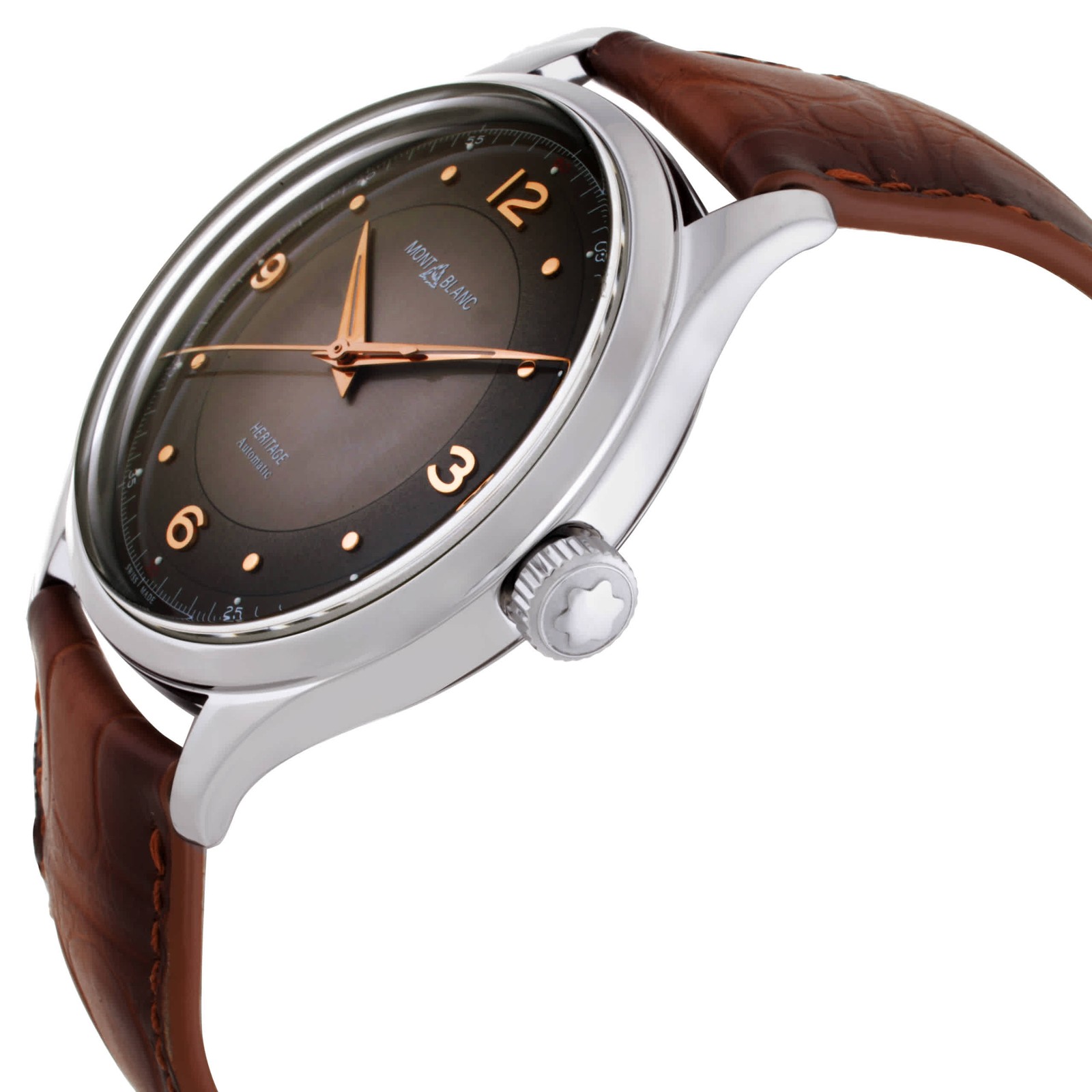 Montblanc Heritage Quartz Brown Dial Men’s Watch 128673