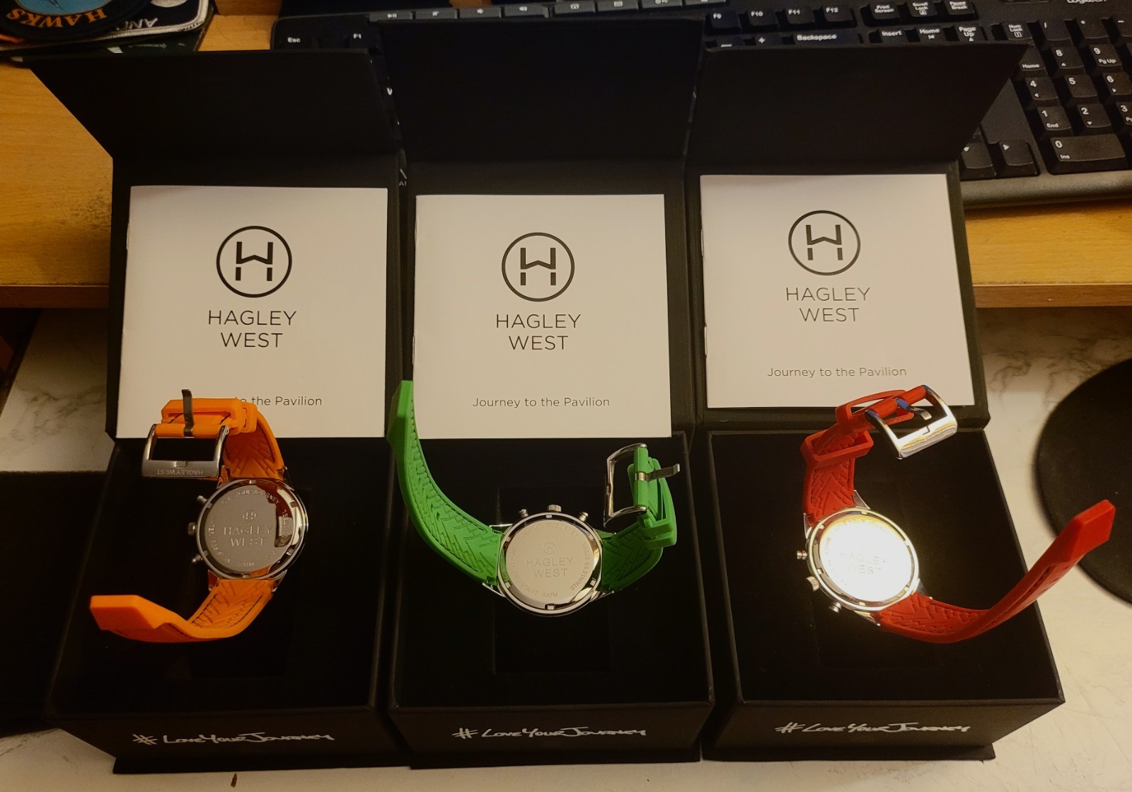 #Hagley West LYJ I Chronographs – Set of Three – Excellent Condition!!