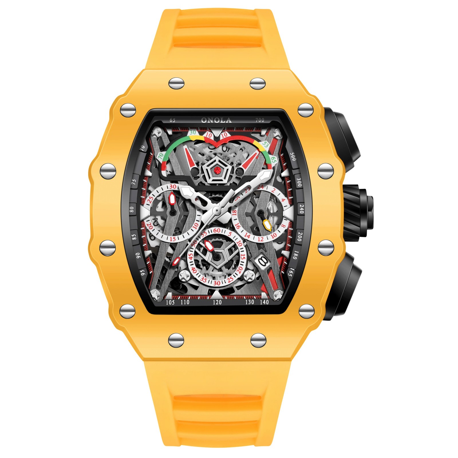 ONOLA Men’s Quartz Watch Waterproof Multi-Function Fashion Wristwatch