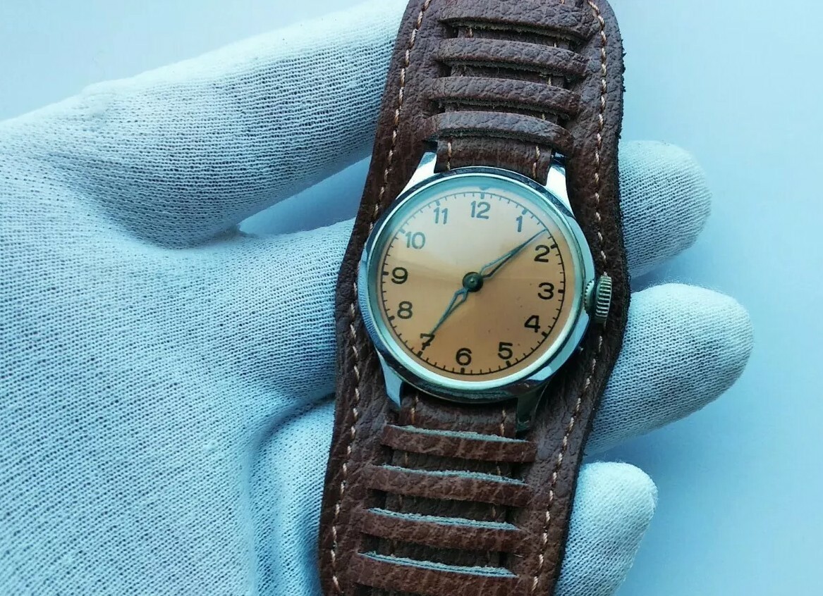 ✩Vintage Watch Military RARE Old Germany WW2 wristwatch MEN’S 1930-1940’s ✩