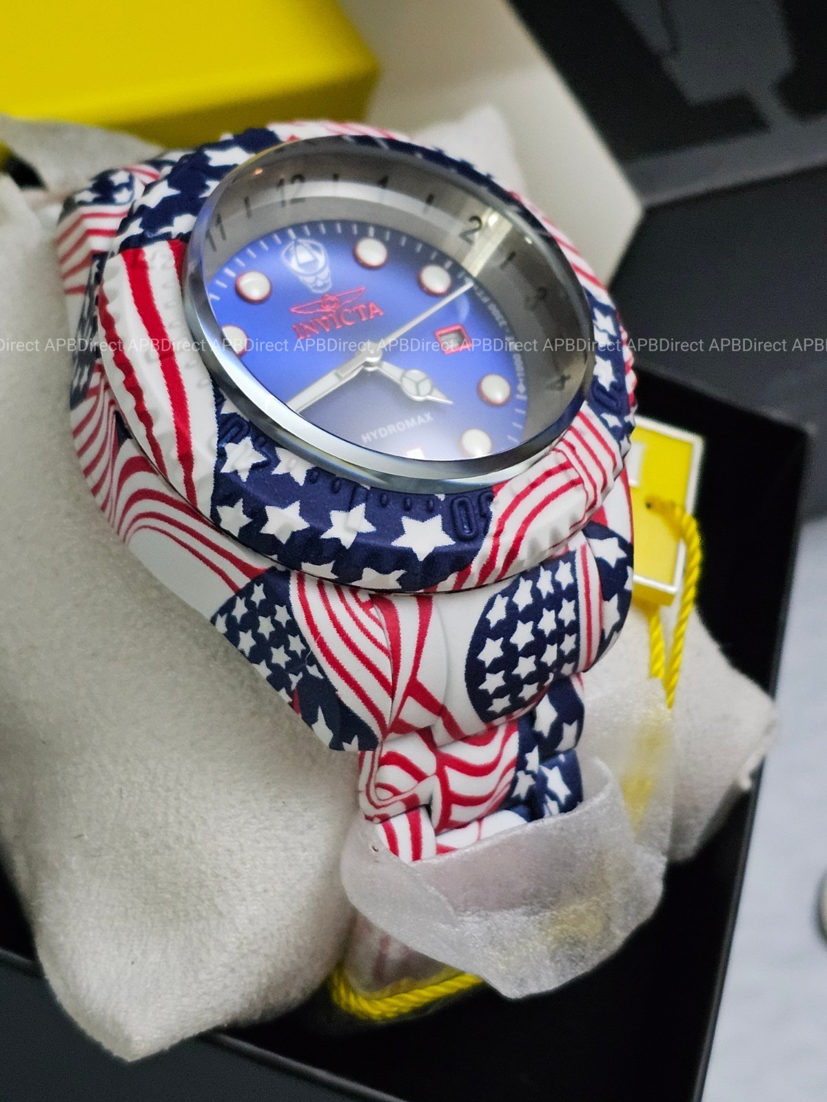 Invicta – HYDROMAX – 1000m USA Swiss 515 HYDROPLATED Stars & Stripes mens watch