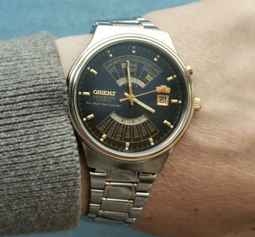 Automatic JAPAN Watch ORIENT COLLEGE EA46D001-91CA Perpetual Multi Year Calendar