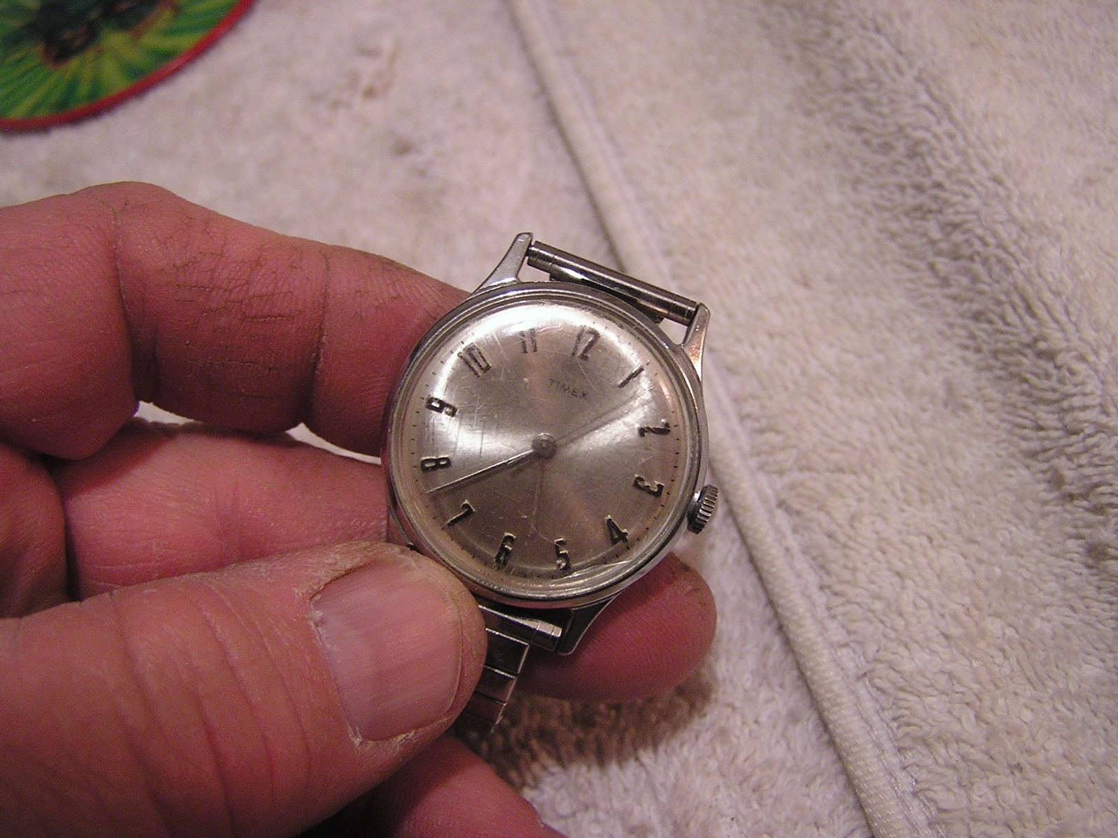 Vintage Timex Watch Numeric Dial