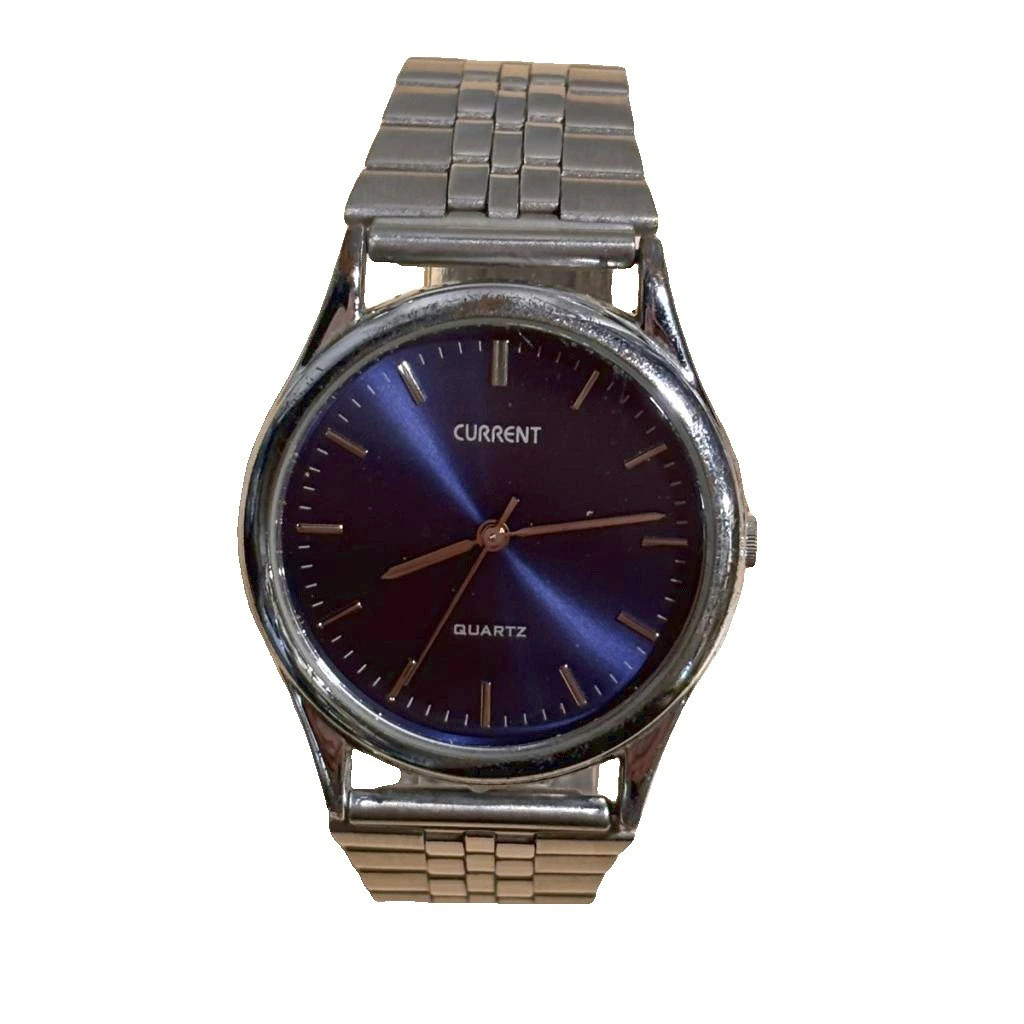 [A1R] SEIKO Current Quartz Wristwatch Silver Color [x3s]