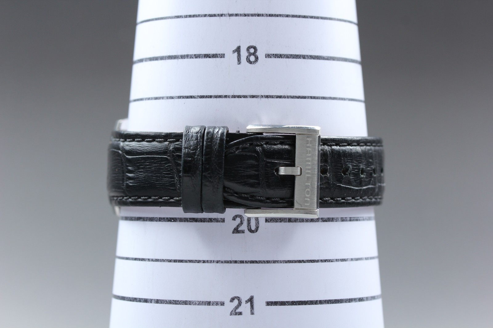 [Near MINT] Hamilton Jazzmaster H384110 Gray Dial 39mm Quartz Men’s Watch
