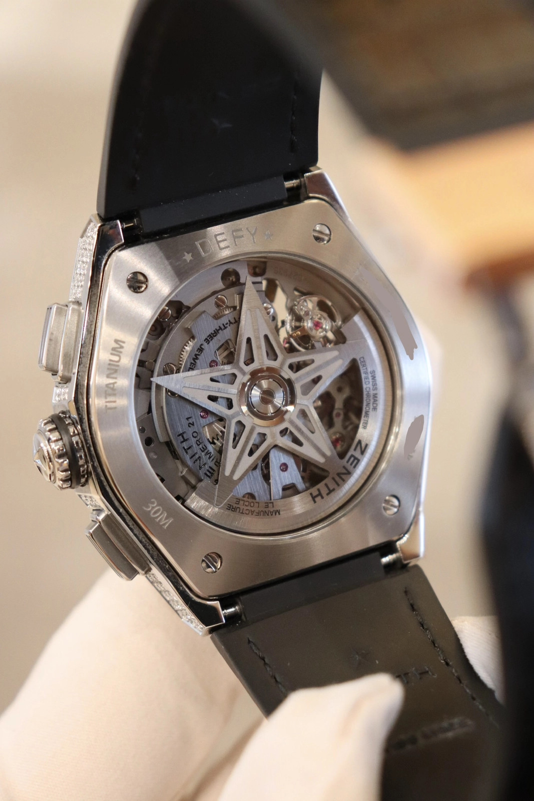 Zenith Defy El Primero 21 Openworked Leather Strap 32.9000.9004/78.R582 2020