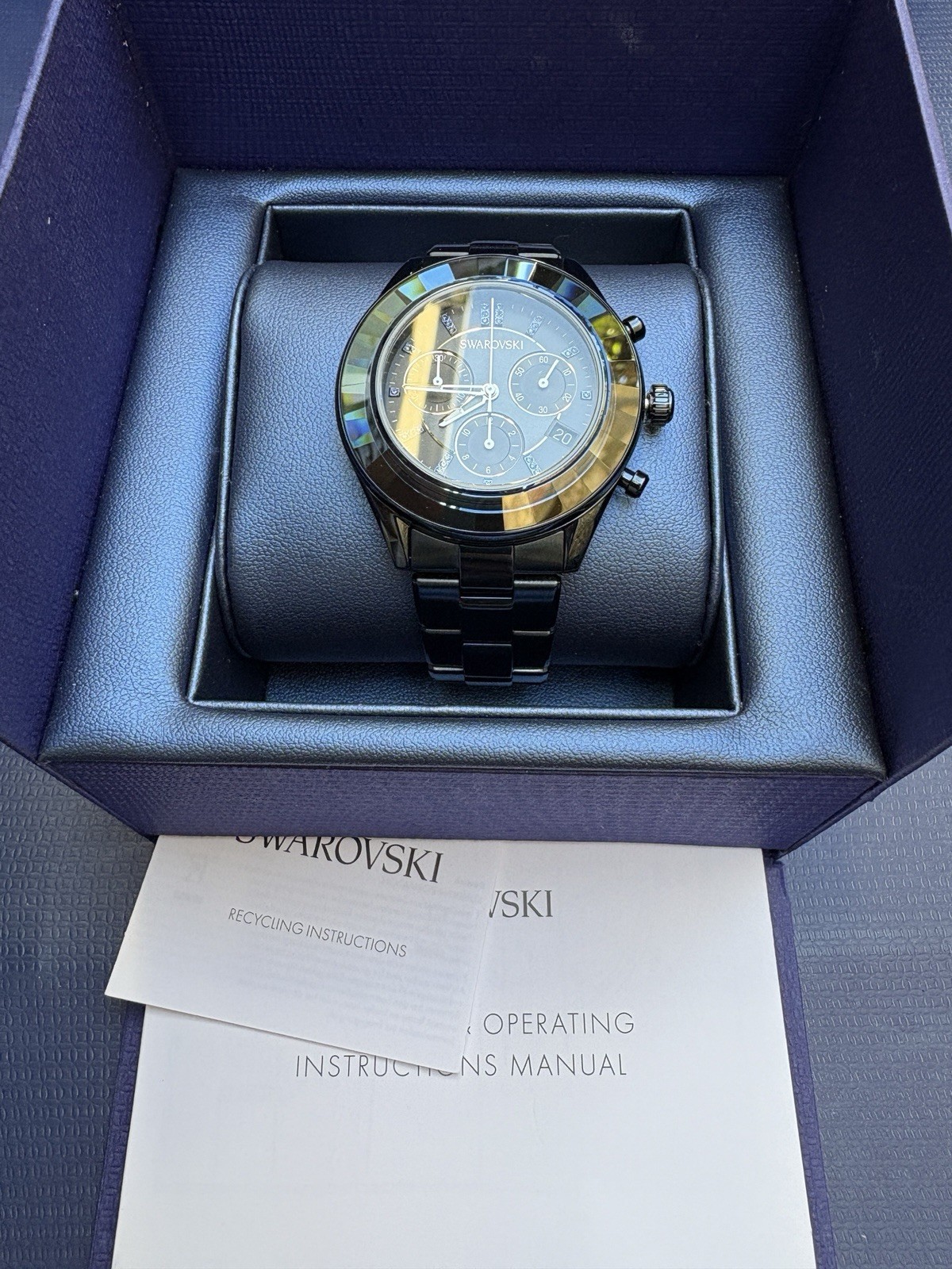 Swarovski Octea Lux Sports Watch Blue *PLEASE SEE DESCRIPTION*