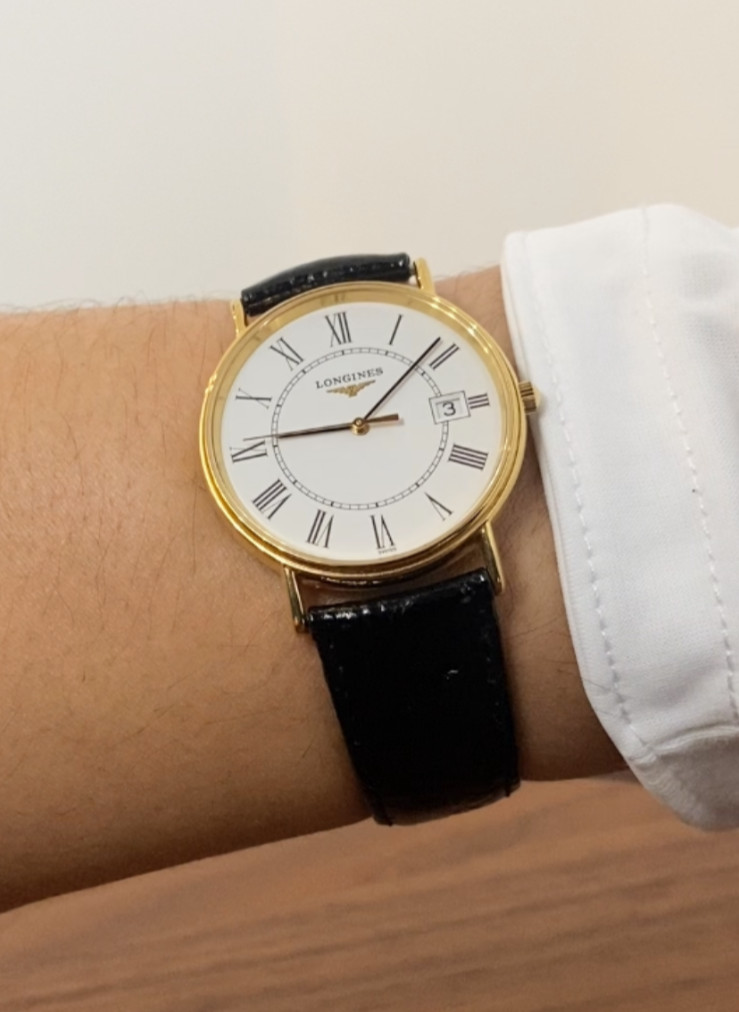 ▶[MINT] Longines Grand Classic L4.720.2 33mm White Roman Date Quartz Men’s Watch