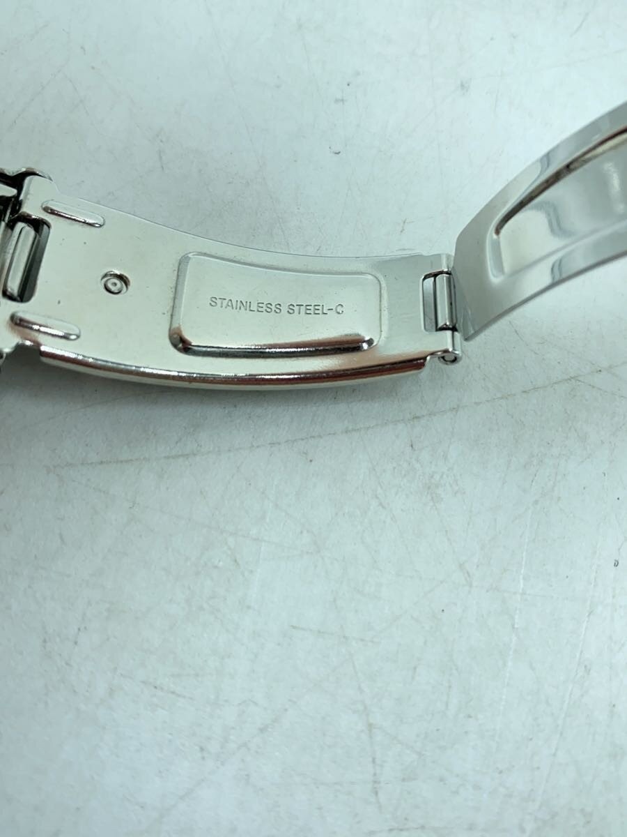 SEIKO Solar Watch Analog Stainless Black Silver SS V157 0BT0