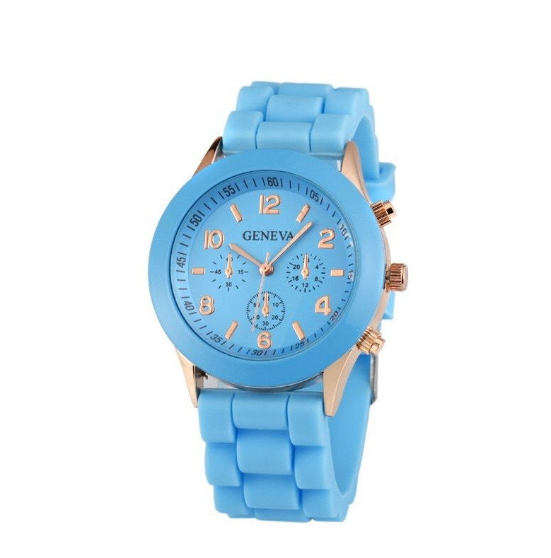 Geneva Unisex Quartz Watch Boys Girls Kids Adults Gel Sports Choice of 7 Colours