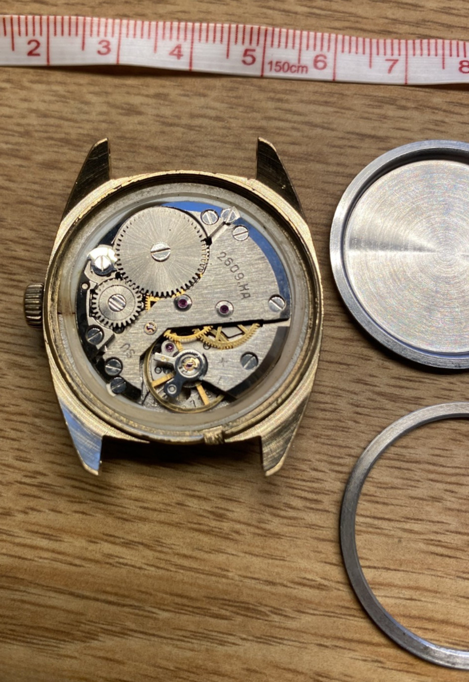 Vintage Cardinal 19 Jewels Mechanical Watch Raketa 2609.HA Soviet USSR Running