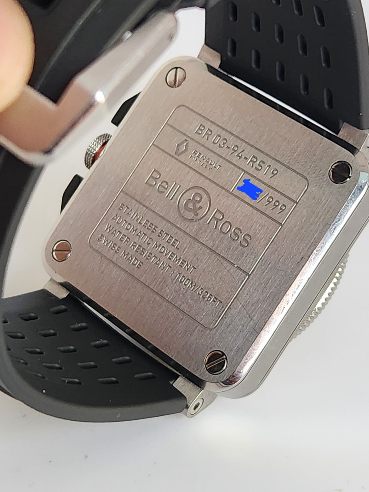 Bell & Ross Renault F1 BR03-94 RS19 Automatic Chronograph Ltd Edition Swiss Made