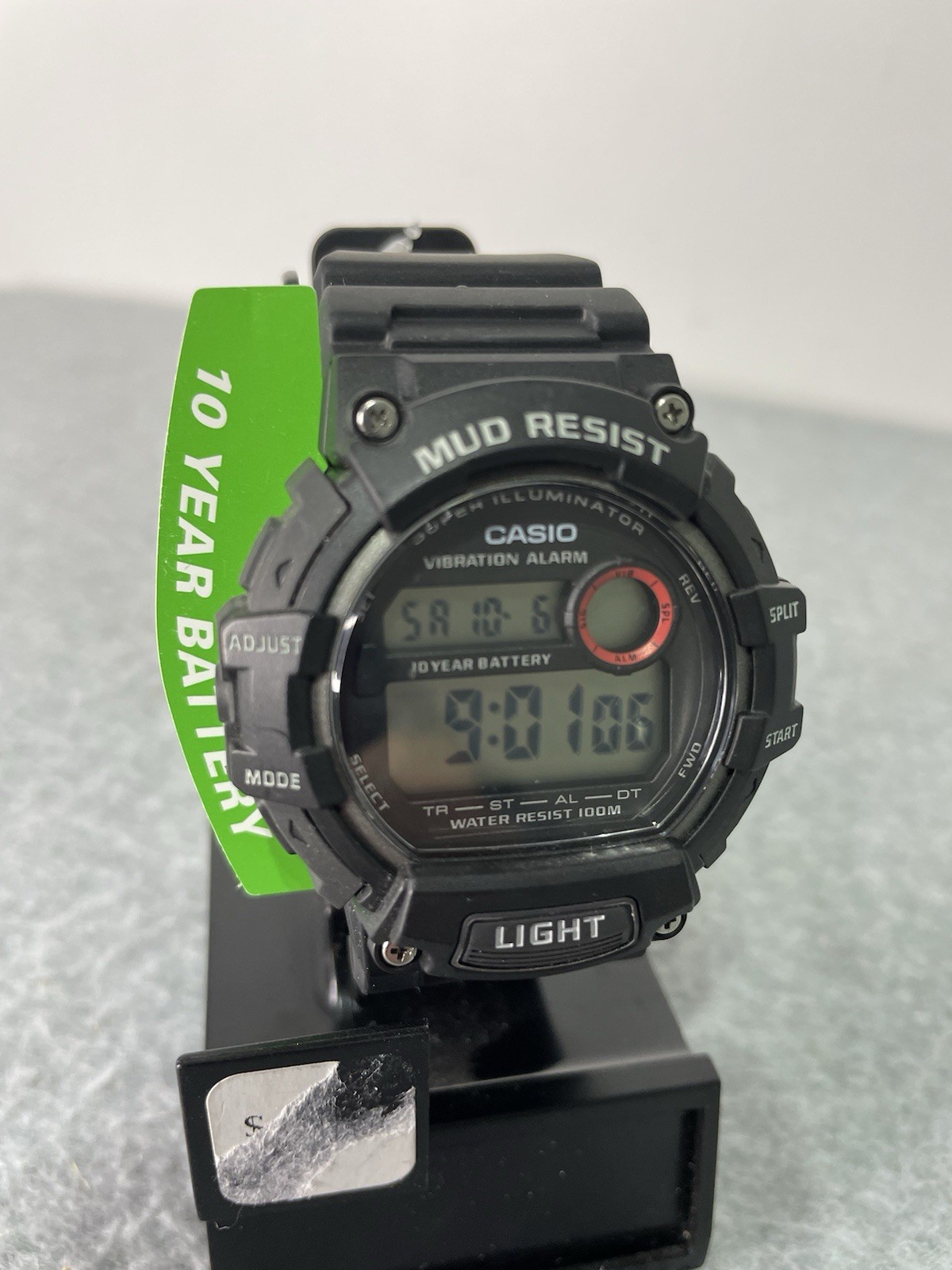 Casio TRT110H-1AV Mud Resist 10 Year Battery Vibration Alarm Watch New