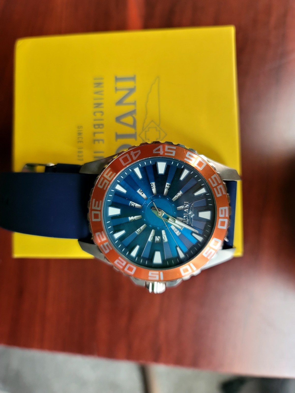 Invicata Pro Diver With Trinite Blue Dial