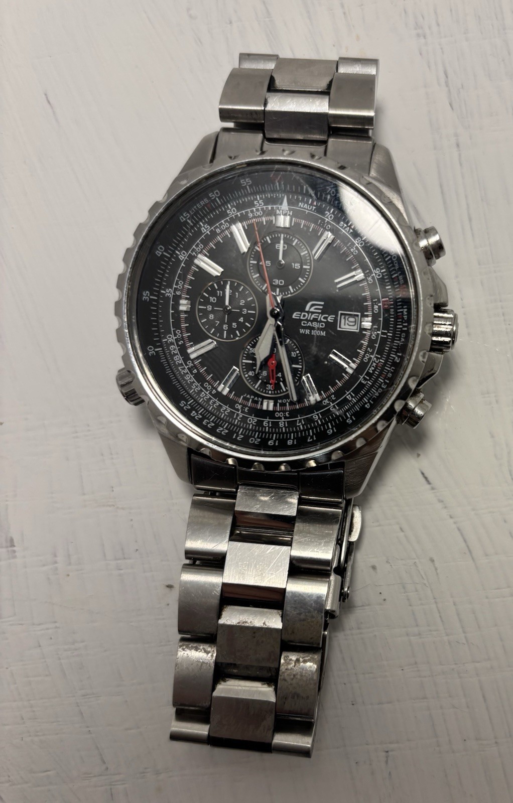 [Casio] Edifice EF-527D-1A Nice Men’s Watch . Needs Battery !