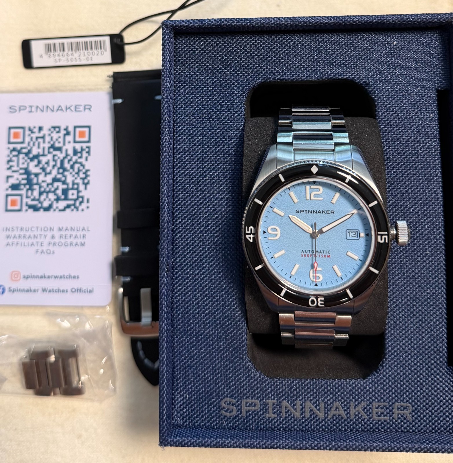 Spinnaker Fleuss Stainless Steel 43mm Japanese Automatic Wristwatch SP-5055-0E