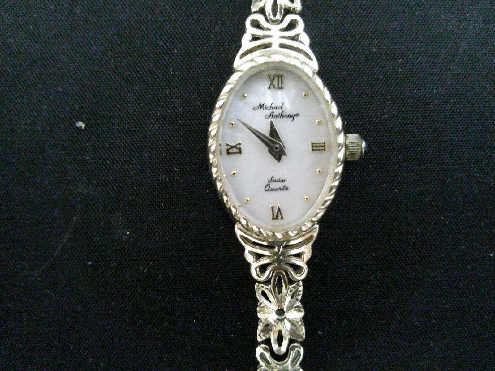 Michael Anthony Watch Womens 14k Yellow Gold Mother Of Pearl Dial 6 1/4”