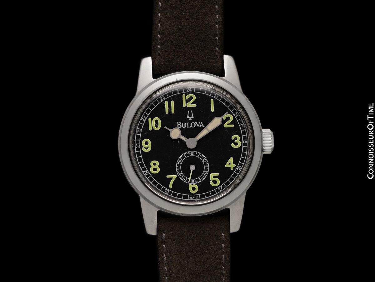 Bulova Hack Field Watch – PERSONALLY OWNED & WORN BY IAN MCDONALD with TWO COAs