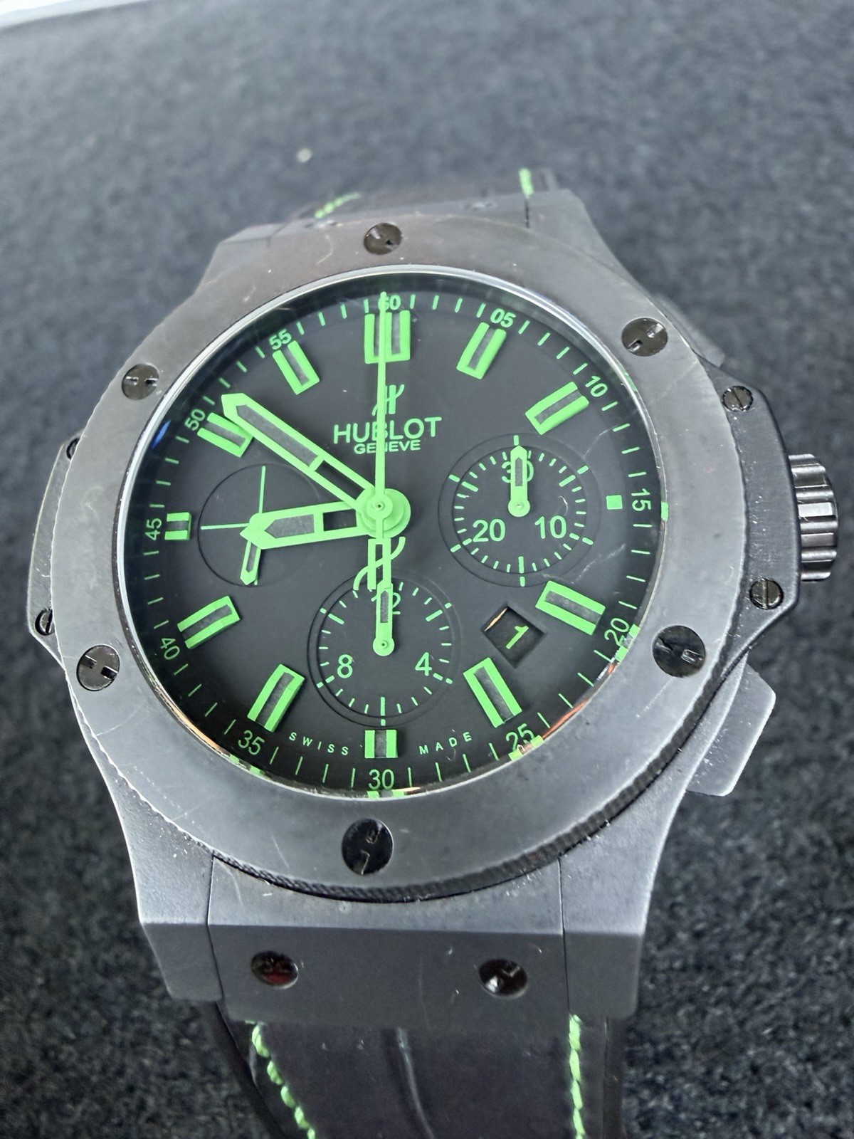 Hublot Big Bang All Black “Green” Limited Edition 301.CI.1190.GR.ABG11