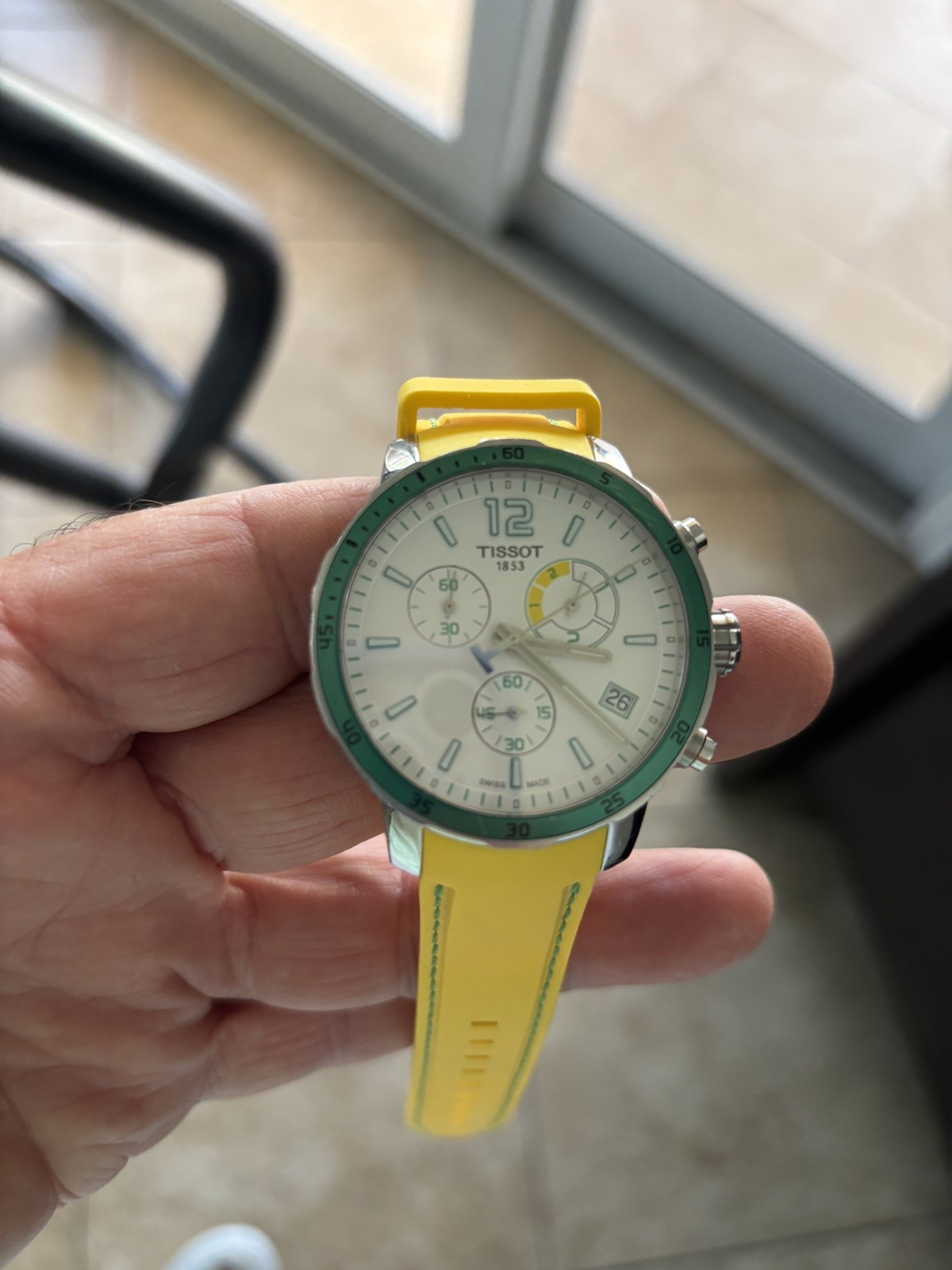 Tissot Quickster World Cup Men’s Watch T095.449 – Used – Team Brazil Model-Rare?