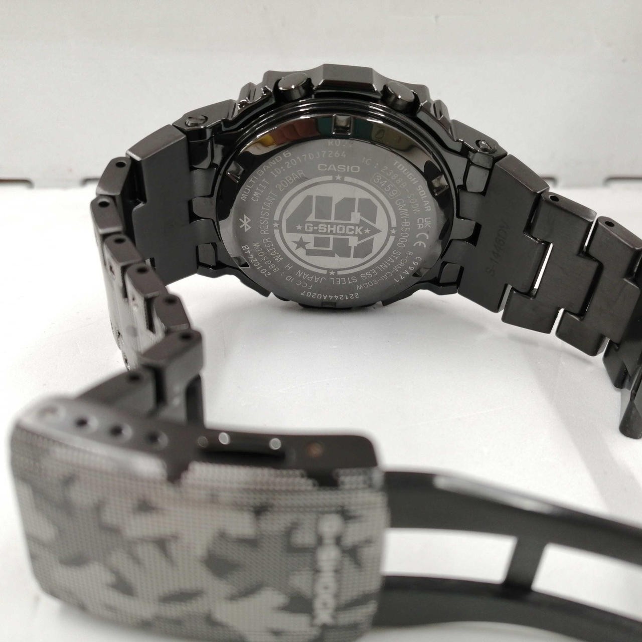 CASIO G-SHOCK GMW-B5000 Silver Watch Auth Japan