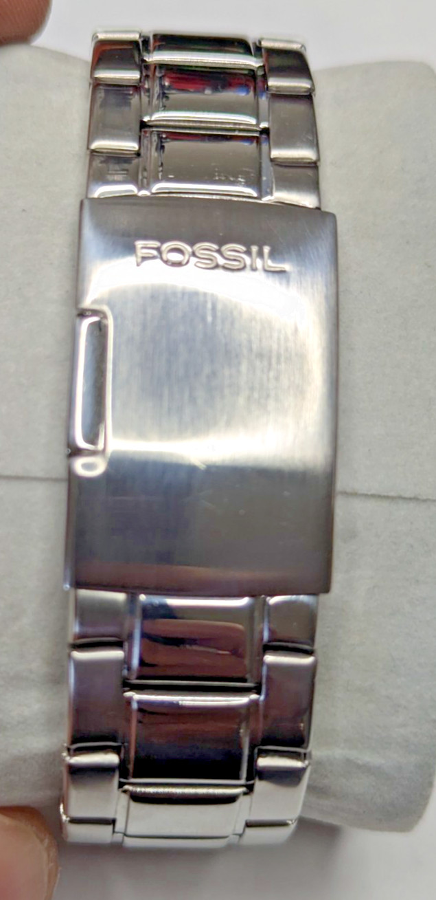 Fossil International Paper Men’s Watch w/ Date Quartz 10 ATM WR – Runs Tested