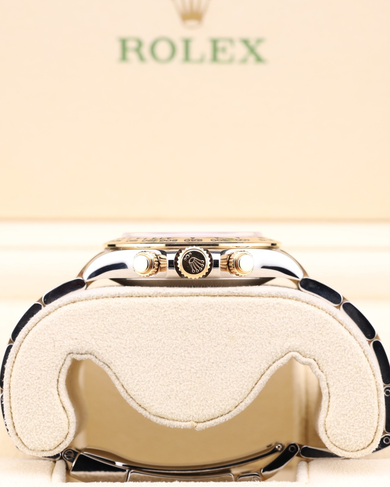 Rolex Daytona Black Dial Two Tone Yellow Gold Oyster 116503 Full Set 2022