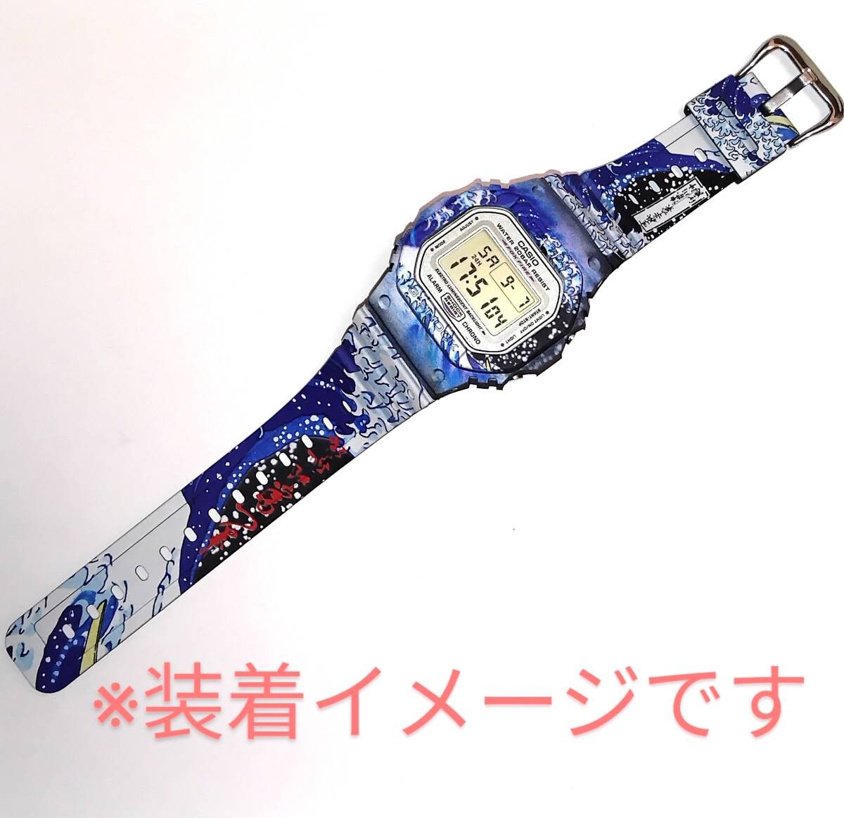 [Unused] G-SHOCK DW-5600 Bezel Belt Set Thirty-Six Views of Mount Fuji Belbeze