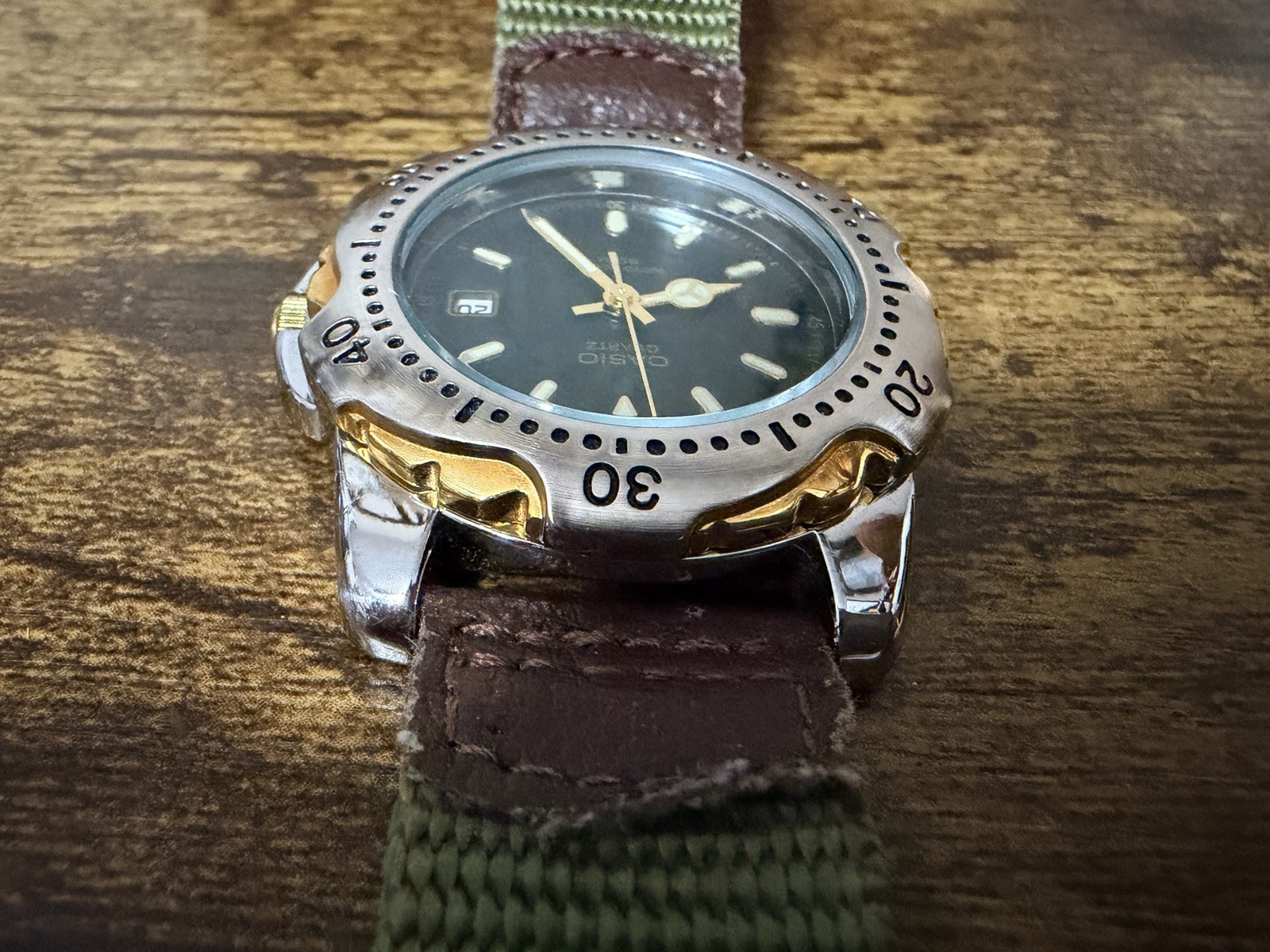 Vintage 1990’s Casio 1342 MTP 3005 Men’s Quartz Watch Working