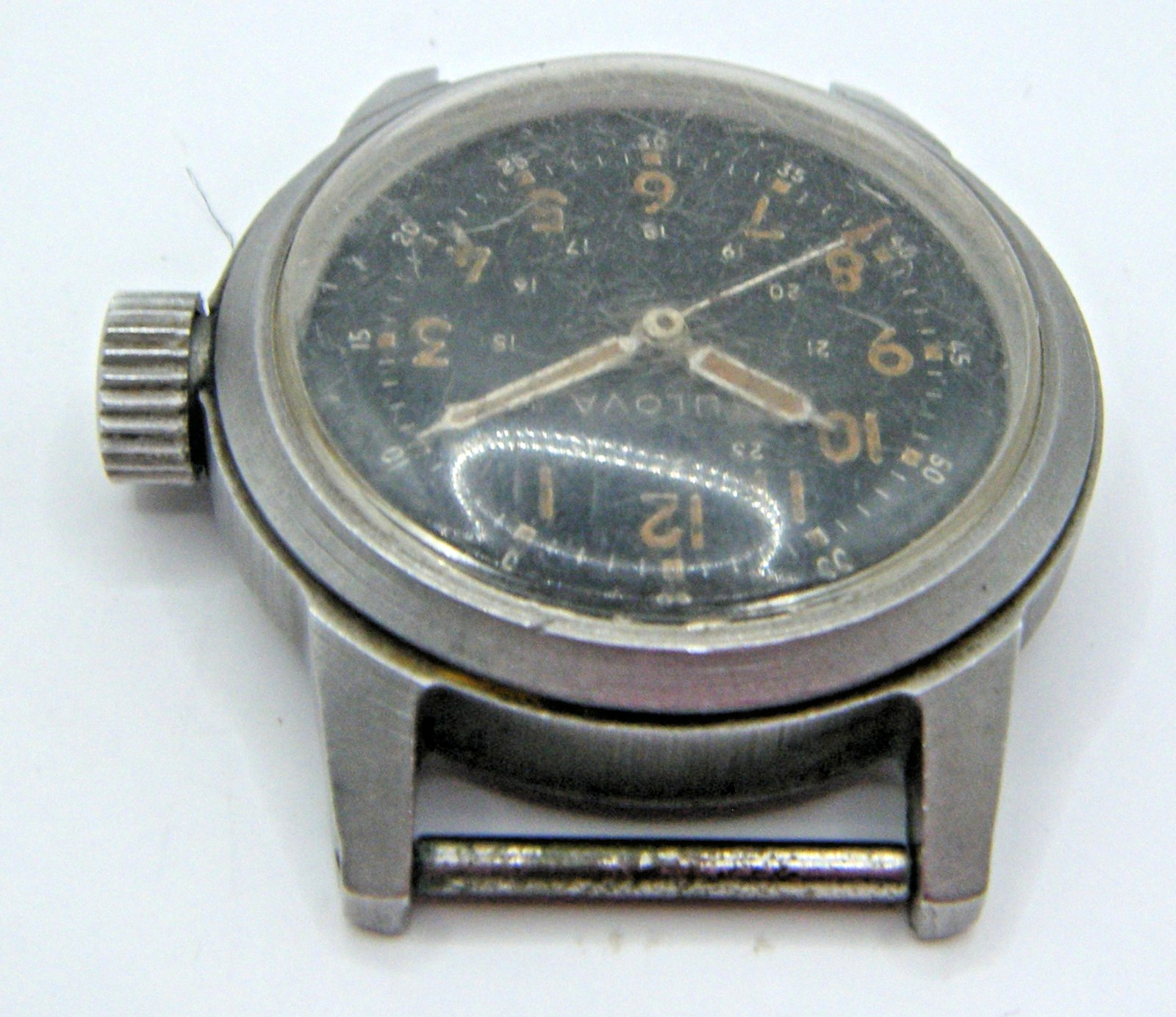 Vintage Bulova Navigator A17A MIL-W-6433A US Military Issued Wristwatch Working