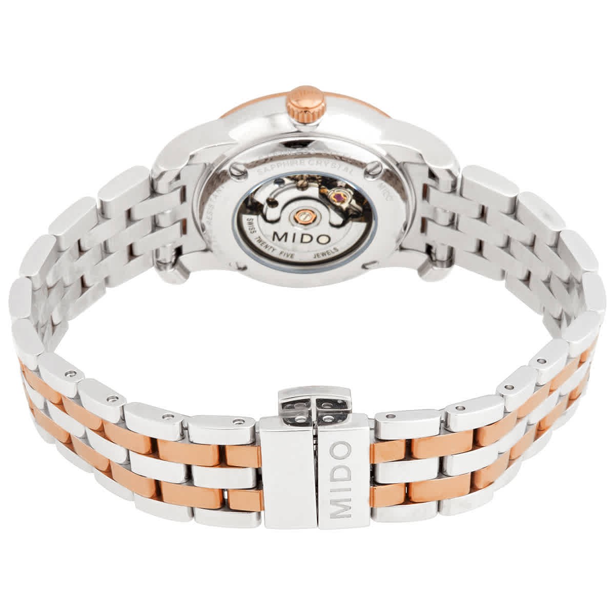 Mido Baroncelli Automatic Diamond Bronze Dial Ladies Watch M76009671