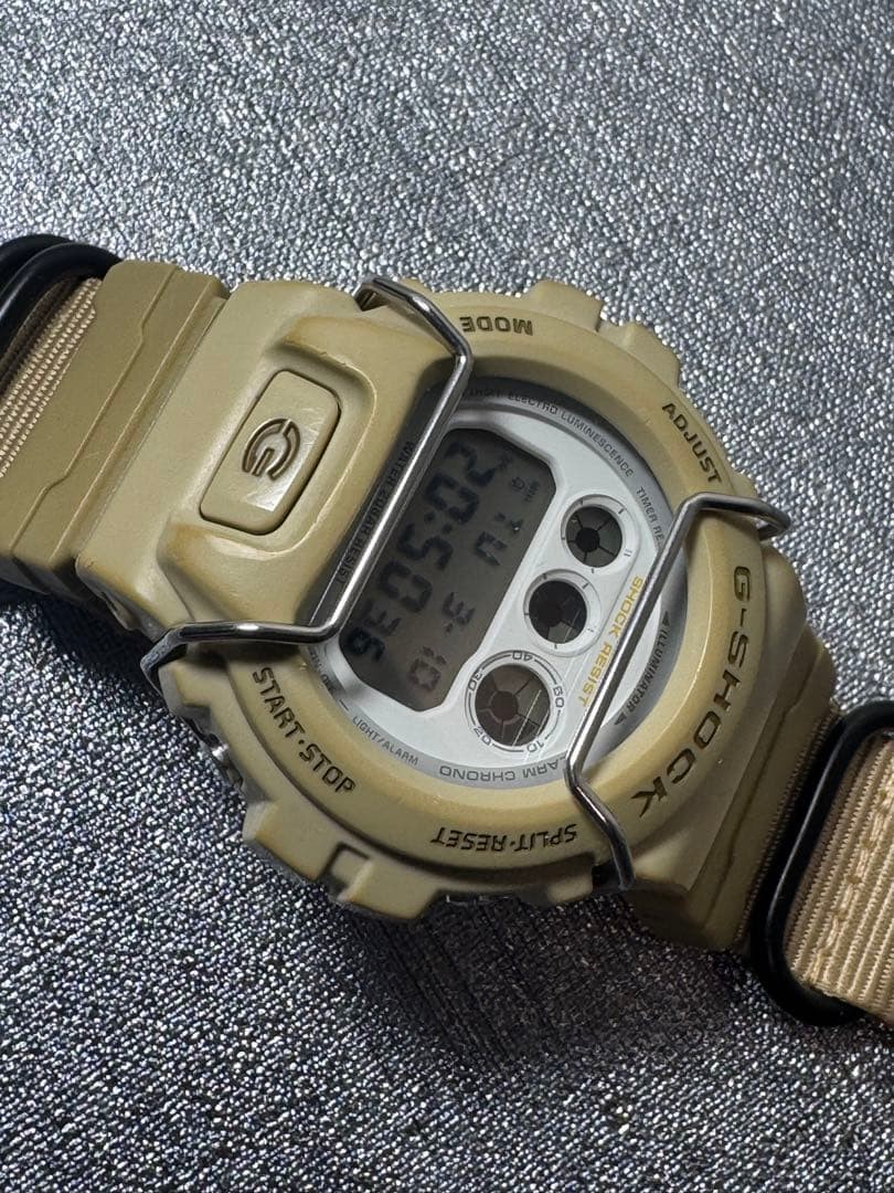 Super rare CASIO G-SHOCK DW-6900 Beige Battery replaced