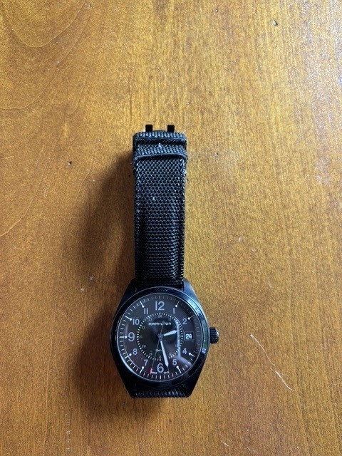 Hamilton Khaki Field Black Dial Black PVD Men’s Watch H68401735