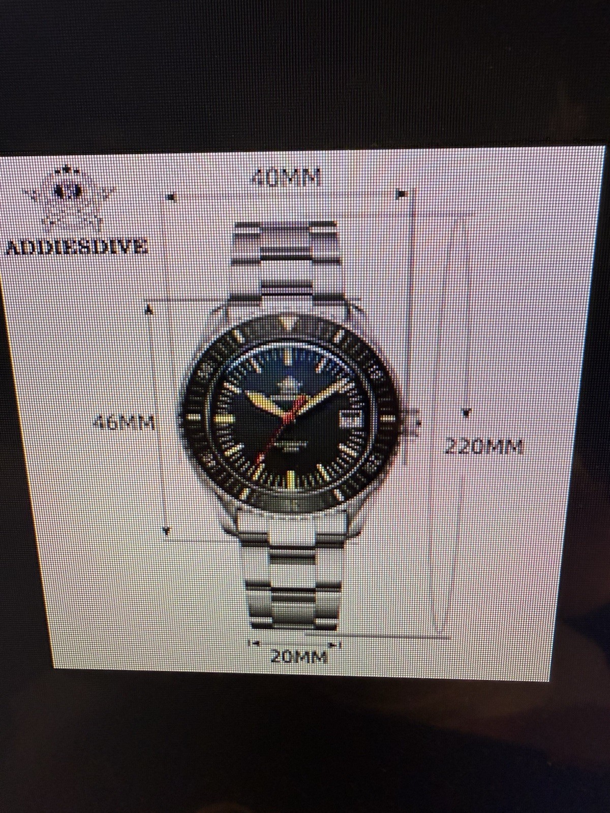 Addiesdive Luxury Automatic 20 ATM Sapphire 40mm