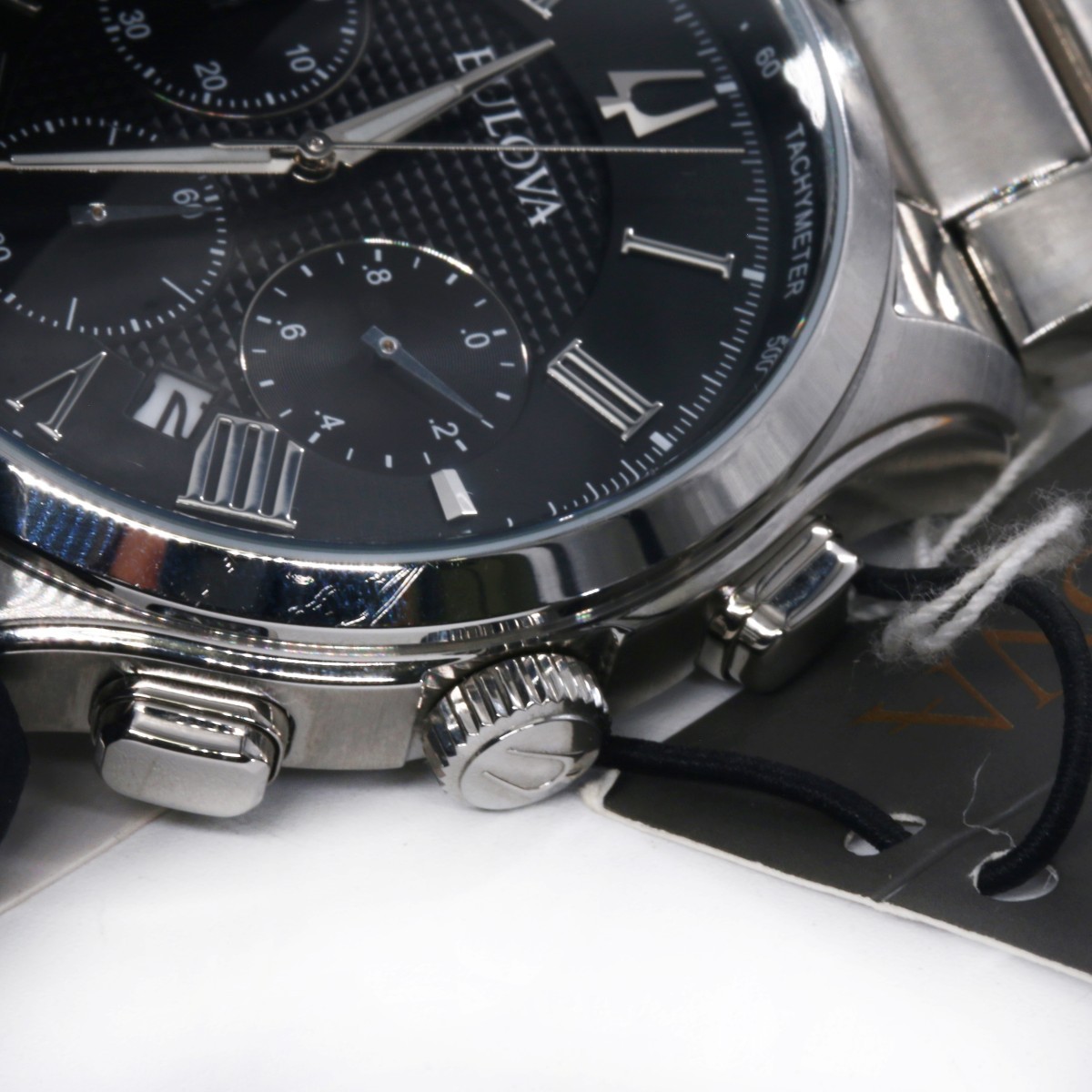 BULOVA 96B288 Wilton Black Dial Chronograph Quartz 46mm Men Watch (PZ2002219)