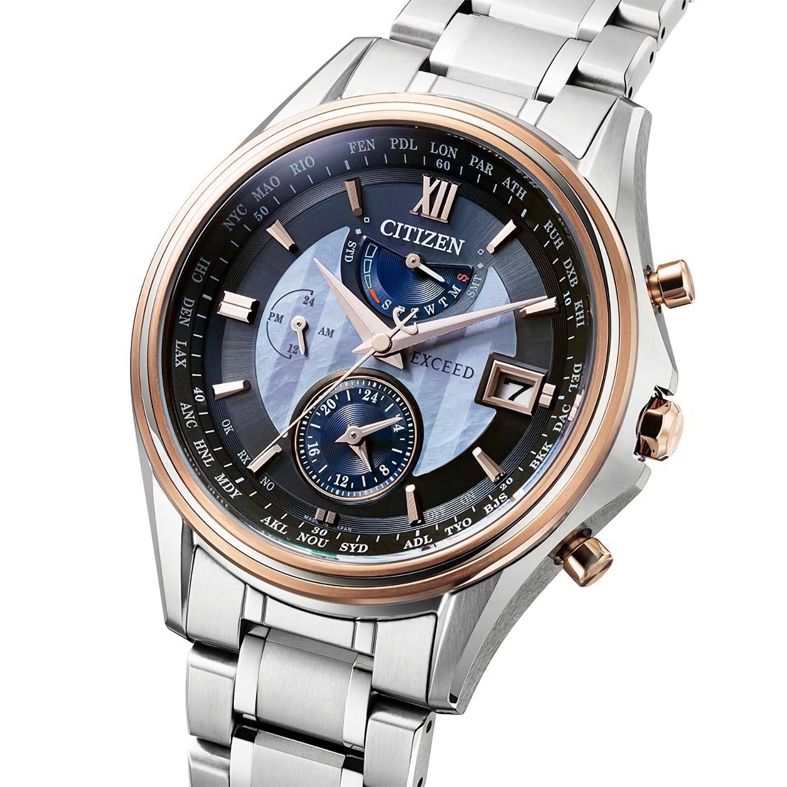 CITIZEN EXCEED AT9134-76F Photovoltaic Eco-Drive Titanium Watch Limited 300 pcs