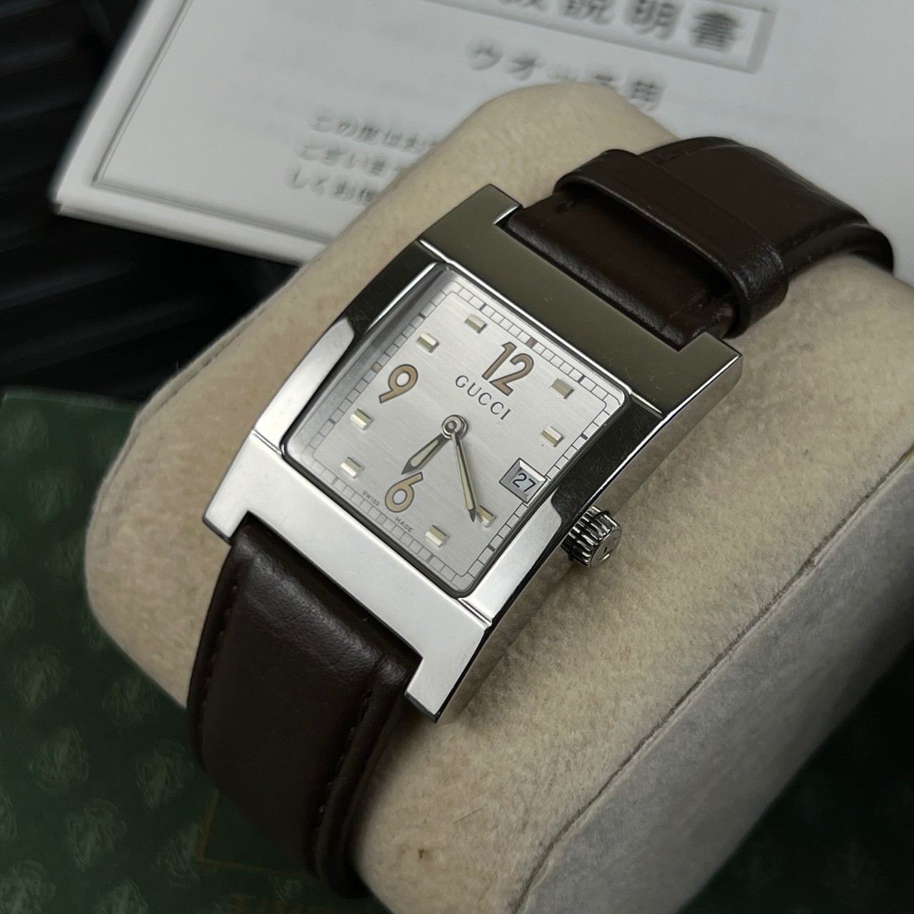 Gucci 7700M Tank Boy Size Full Box Quartz Movement Size 28×38 mm