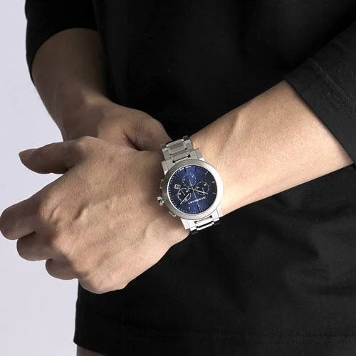 Burberry BU9363 Men’s The City Stainless Steel Chronograph Watch