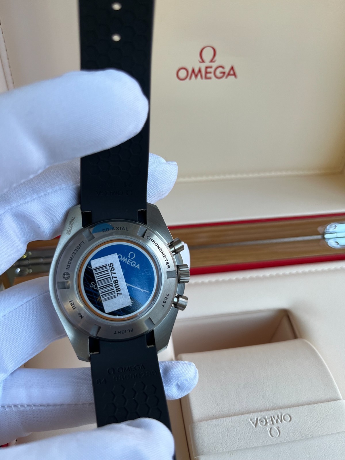 Omega Speedmaster Anniversary Series 44.25 mm, titanium on rubber strap