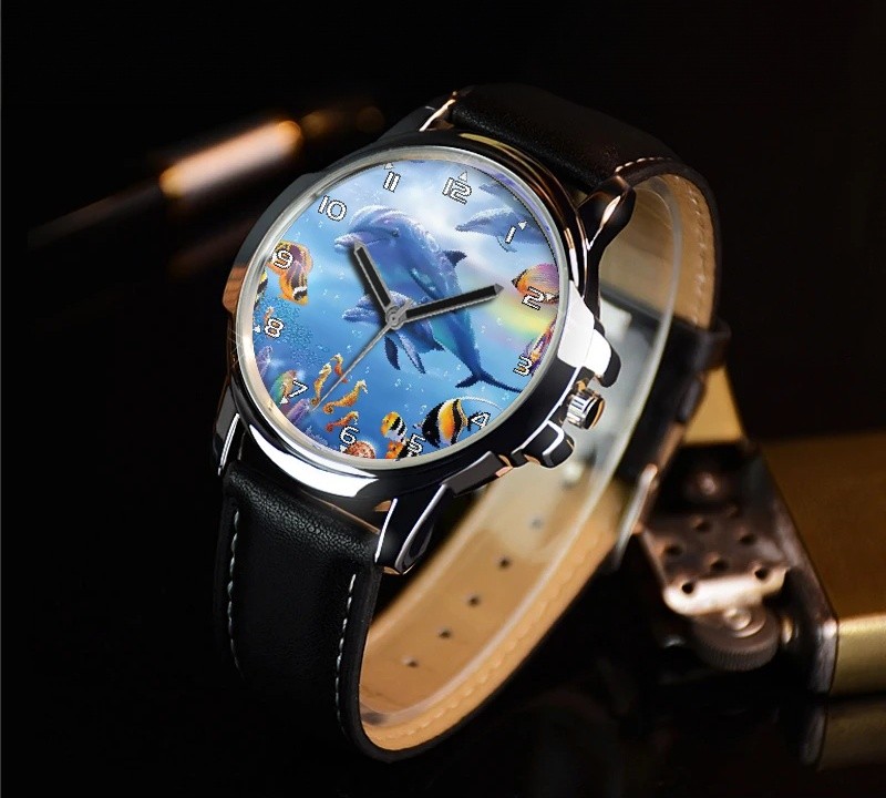 Dolphin Underwater World Unique Wrist Watch FAST UK
