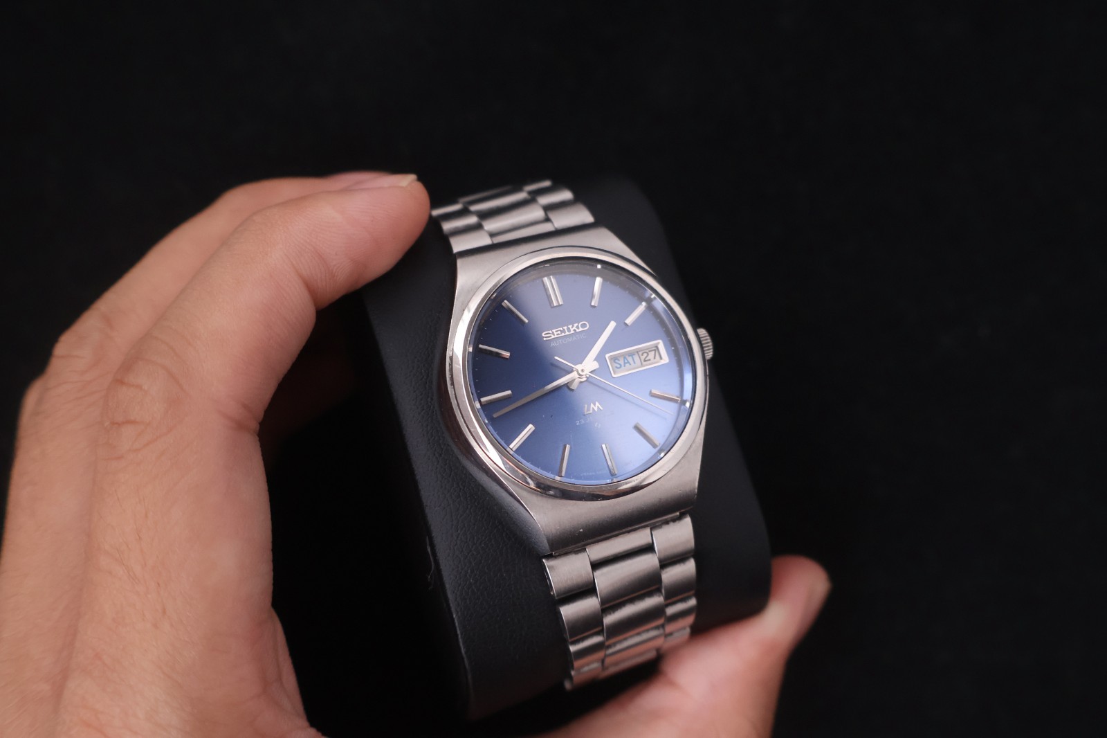 [Serviced] Rare Vintage 1975 Seiko Lord Matic LM 23 Jewels 5606-8090