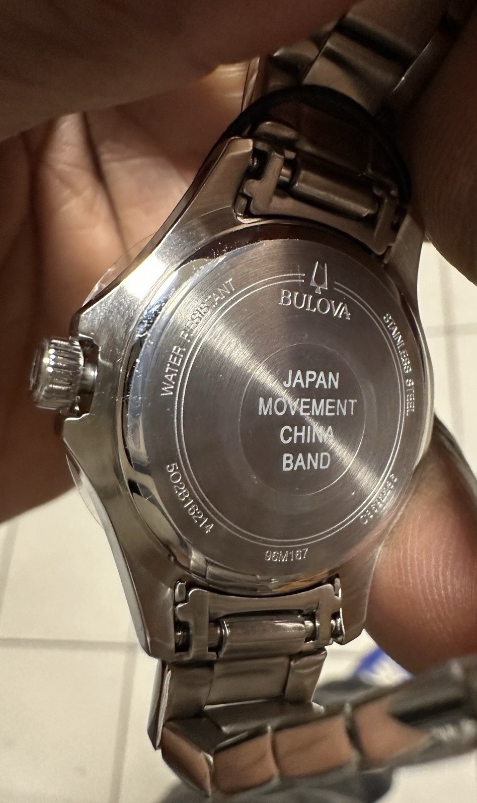 Women’s stainless steel Bulovo watch96M167-BULGEN-BOXBST41