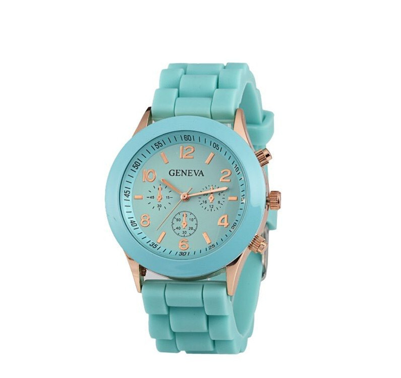 Geneva Unisex Quartz Watch Boys Girls Kids Adults Gel Sports Choice of 7 Colours