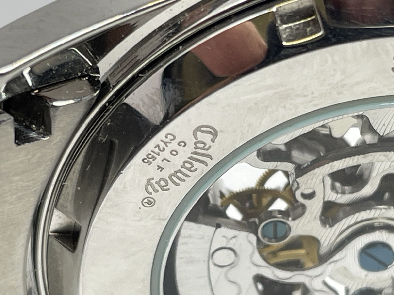 Callaway 42mm Automatic Skeleton Watch Ref. CY2155 In Great Condition.