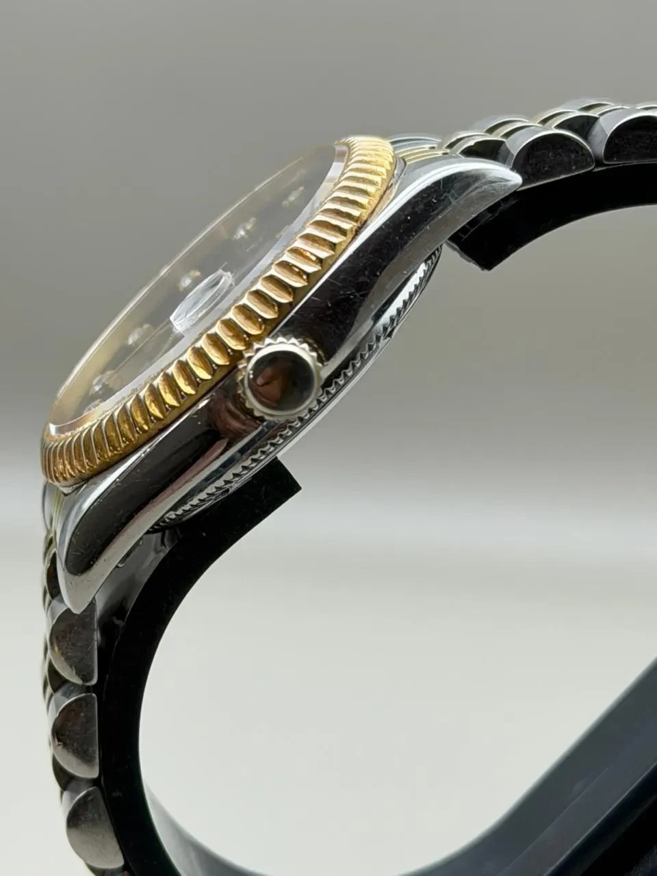 Rare Orient President Classic Automatic Sapphire Men’s Watch Two Tone EVOJ-B0-B