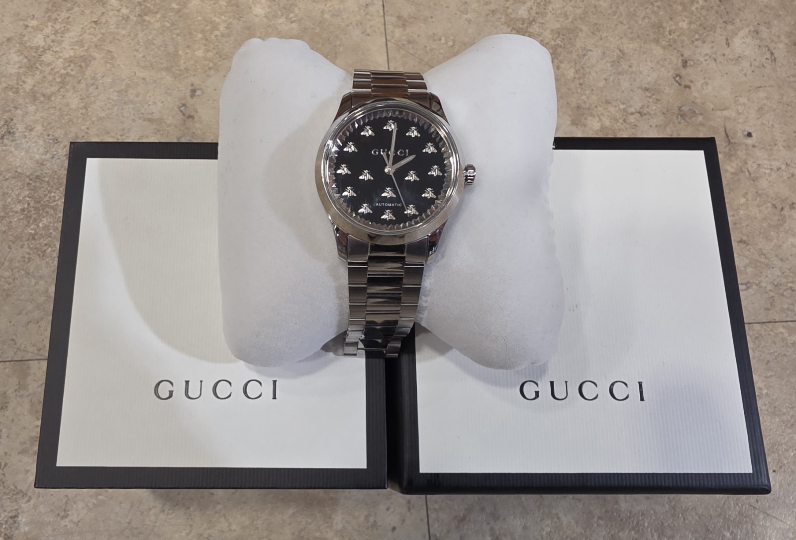 Gucci G-Timeless Automatic Watch 38mm 126.4 Good Working Order