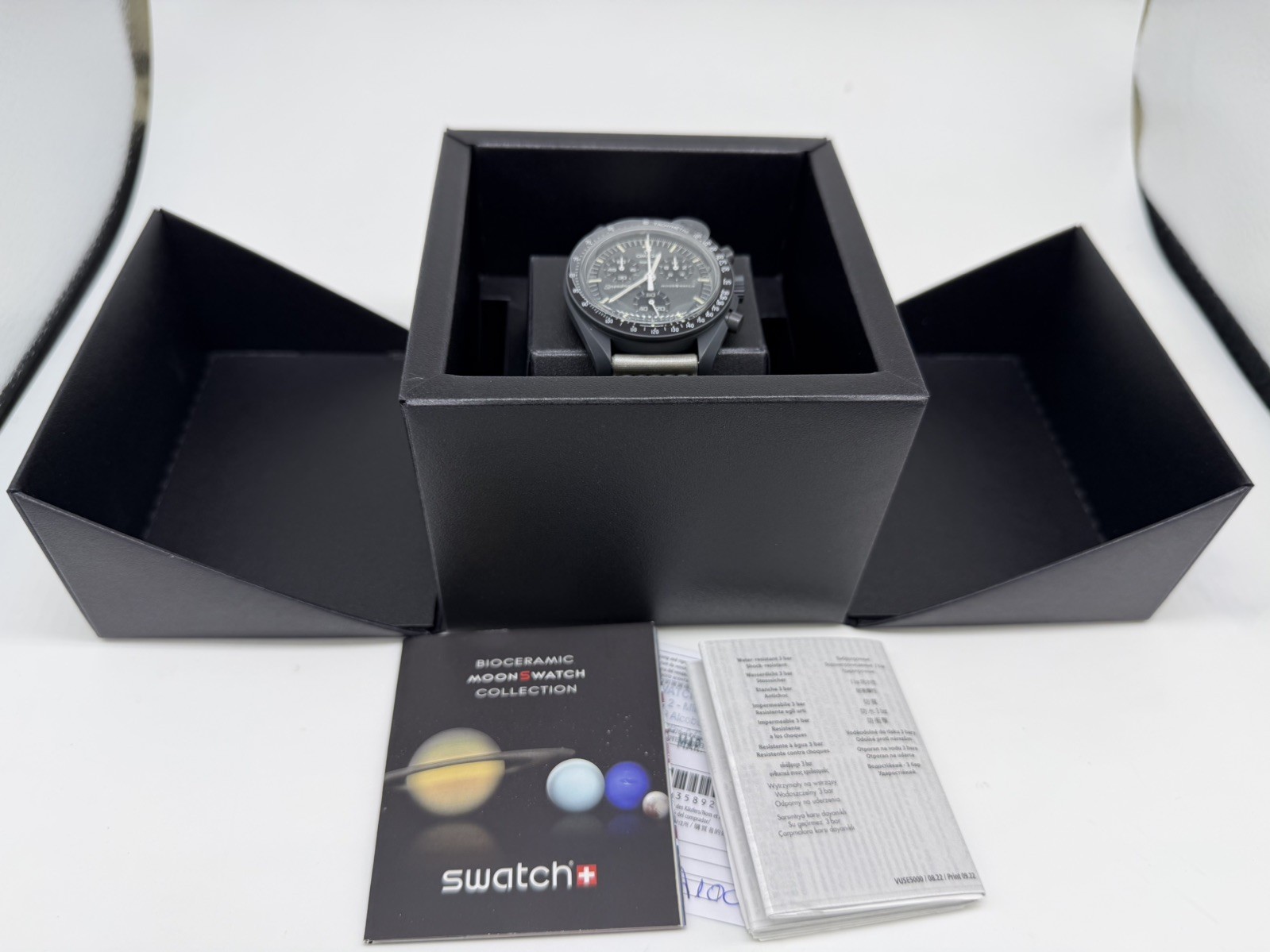 OMEGA X SWATCH SpeedMaster MoonSwatch MISSION TO MERCURY 42mm NEW! WITH PAPERS!