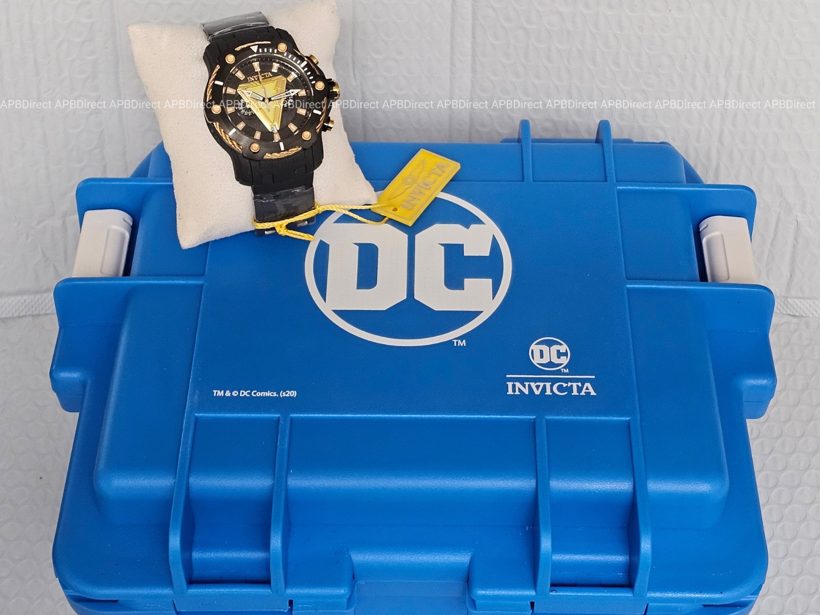 Invicta – DC Comics #127 BLACK ADAM – SAND BLASTED – Limited Ed – mens watch